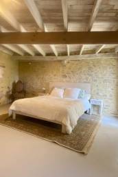 A spacious bedroom with large double bed with en-suite bathroom, accessable for wheelchairs.